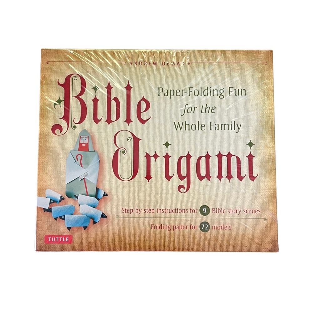 BIBLE ORIGAMI kit Andrew Dewar paper folding